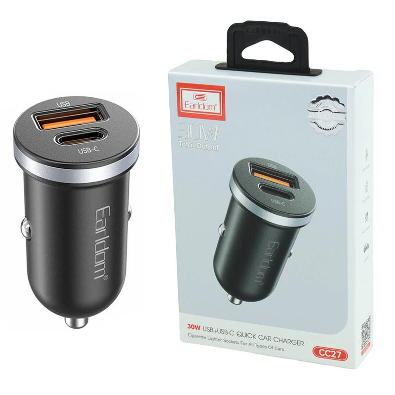 شارژر فندکی 30 وات ارلدام ES-CC27